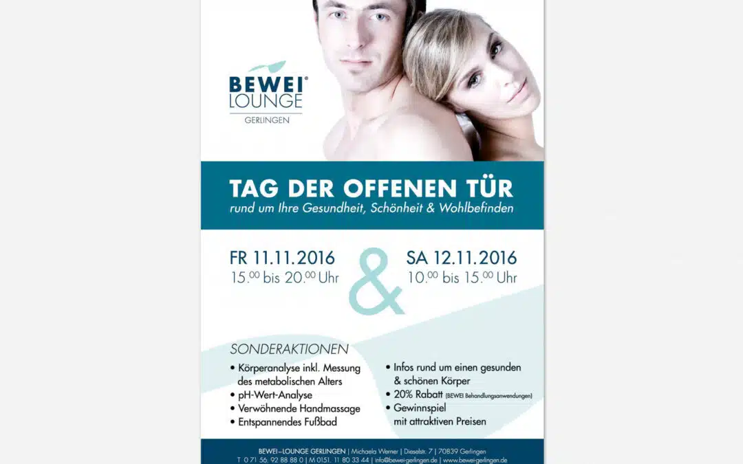 Plakat Tag der offenen Tür