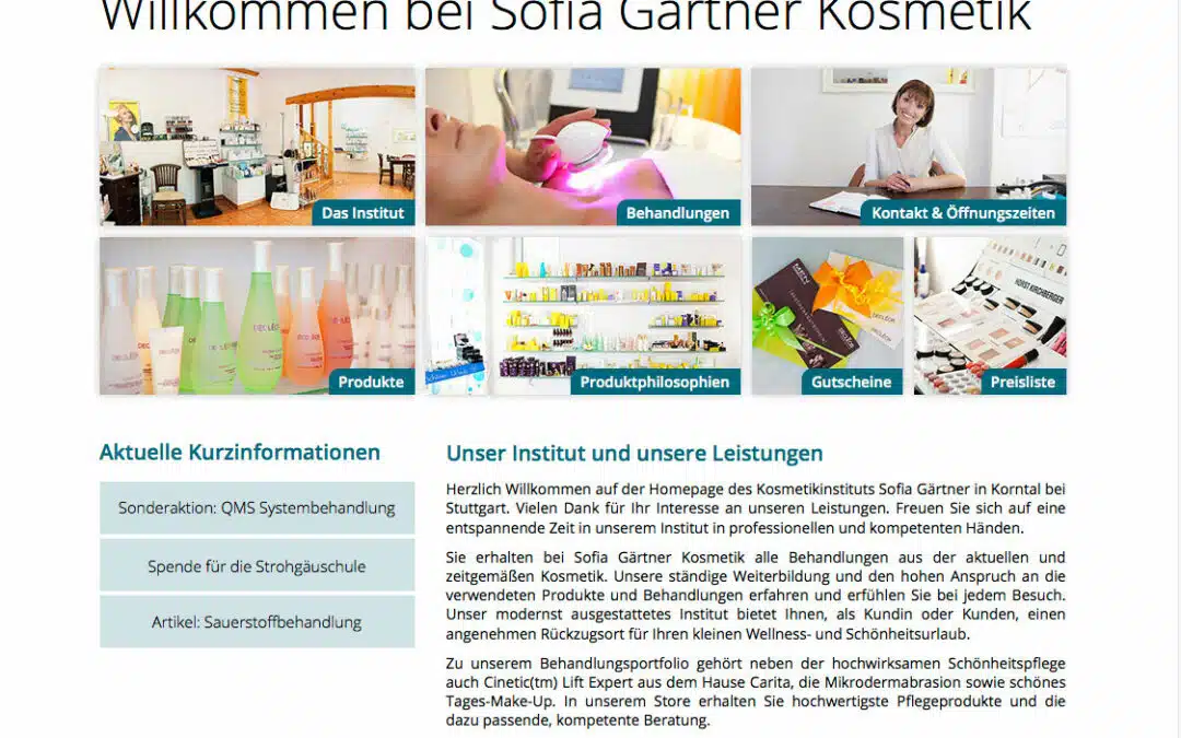 Sofia Gärtner Kosmetik